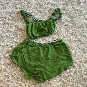 Modern Renewal Two piece green set!